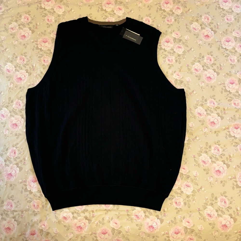 Greg Norman Black Sweater Vest New With Tags Size 4X